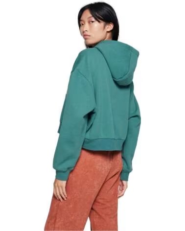 ELLESSE FELPA CON CAPPUCCIO CORTA RAMO GRIS JASPEADO