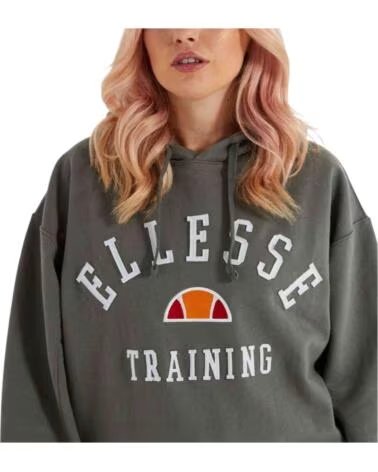 ELLESSE SWEAT-SHIRT GIOVANE TRAINING CROP POUR FEMME GRIS OSCURO