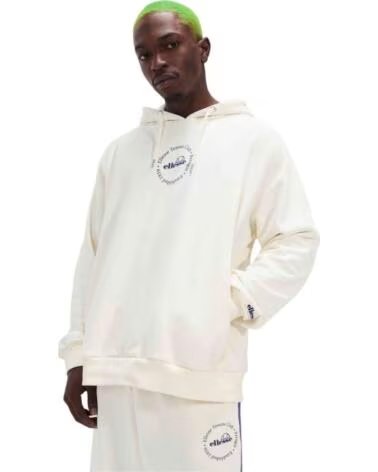 ELLESSE MOLETOM COM CAPUZ UNISSEX GIARDINI OFF-WHITE BLANCO ROTO
