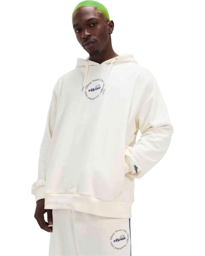 ELLESSE MOLETOM COM CAPUZ UNISSEX GIARDINI OFF-WHITE BLANCO ROTO