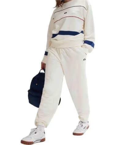 ELLESSE PANTALONI JOGGER NANI BIANCHI BLANCO ROTO