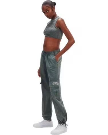 ELLESSE PANTALON CARGO FEMME STACI VERT VERDE OSCURO