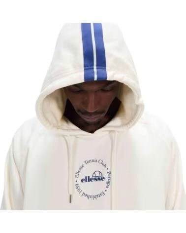 ELLESSE MOLETOM COM CAPUZ UNISSEX GIARDINI OFF-WHITE BLANCO ROTO