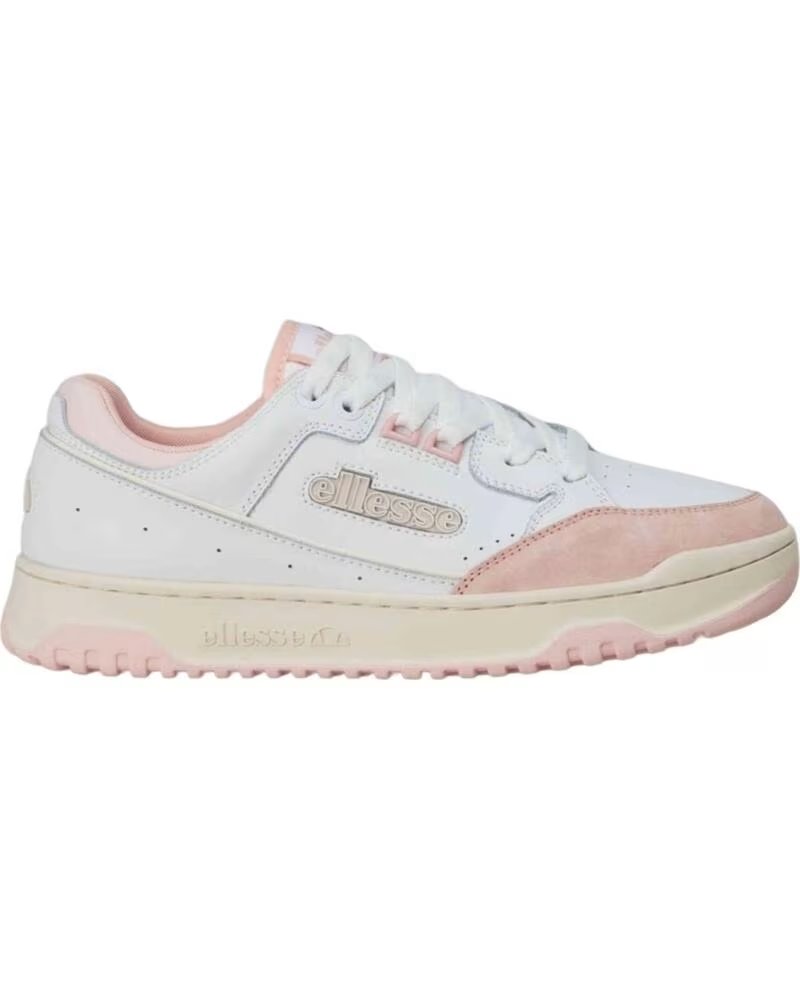 BASKETS ELLESSE LS987 CUPSOLE BLANCHES ET ROSES WHTPNK