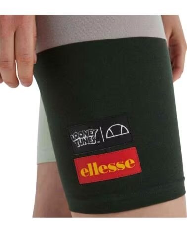 ELLESSE CALÇÕES DE CICLISMO FEMININOS TWABBIT VERDE OSCURO