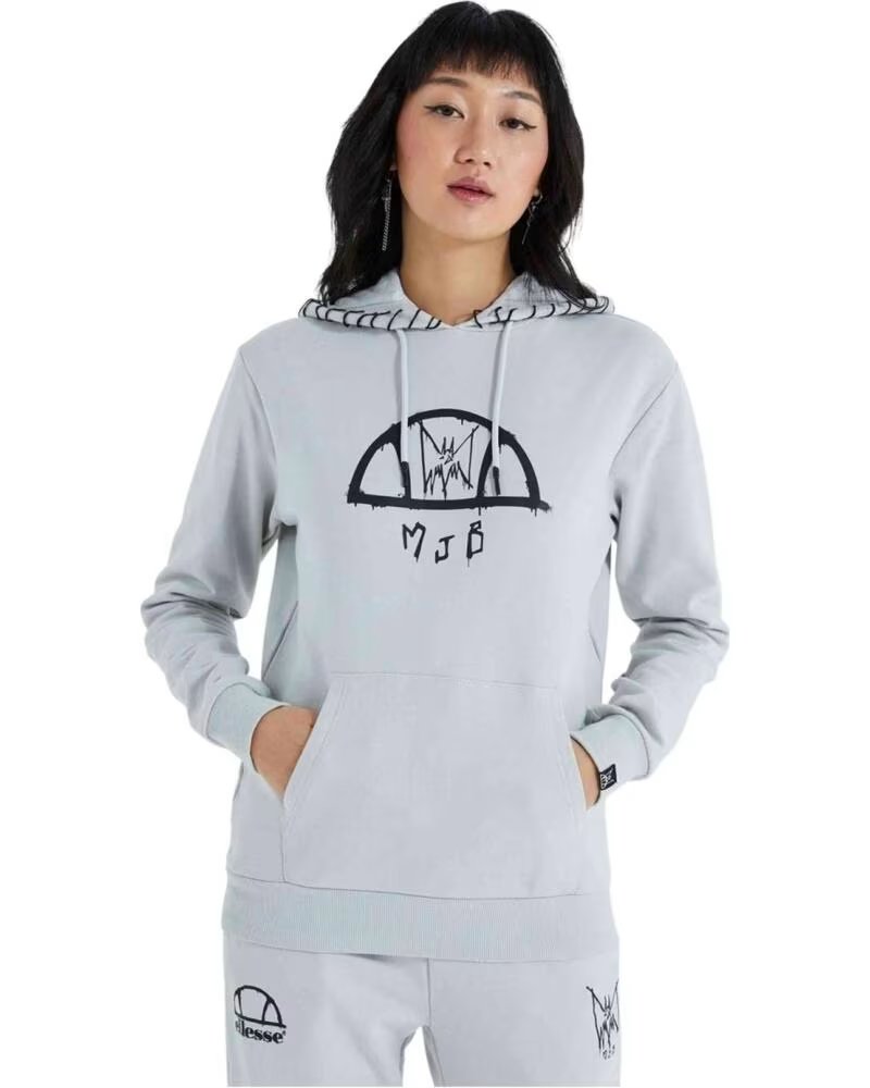 ELLESSE FELPA CON CAPPUCCIO ARQUES MJB GRIS CLARO