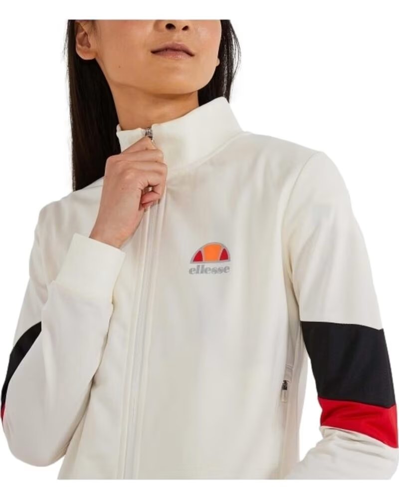 ELLESSE FELPA SRK12419 CON ZIP DONNA BLANCO ROTO