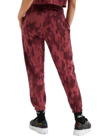 ELLESSE PANTALONI JOGGER SGK13661 DA DONNA STAMPATI MORADO OSCURO