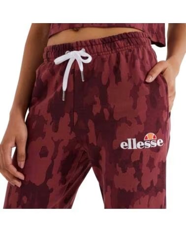 ELLESSE PANTALONI JOGGER SGK13661 DA DONNA STAMPATI MORADO OSCURO