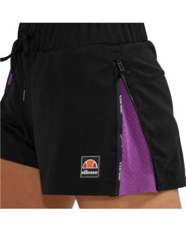ELLESSE PANTALÓN CORTO DEPORTIVO VENO NEGRO PARA MUJER