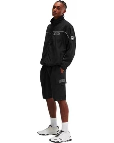 ELLESSE PANTALONCINI YULIO DA UOMO NEGRO LAVADO