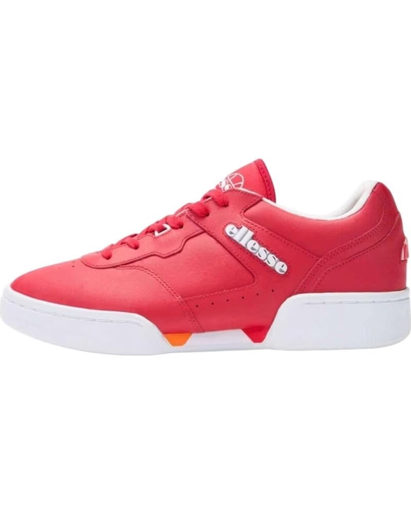 ELLESSE SNEAKERS PIACENTINO 20 IN PELLE ROSSO E BIANCO