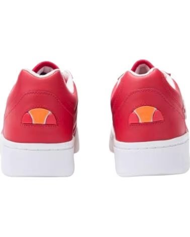 ELLESSE SNEAKERS PIACENTINO 20 IN PELLE ROSSO E BIANCO