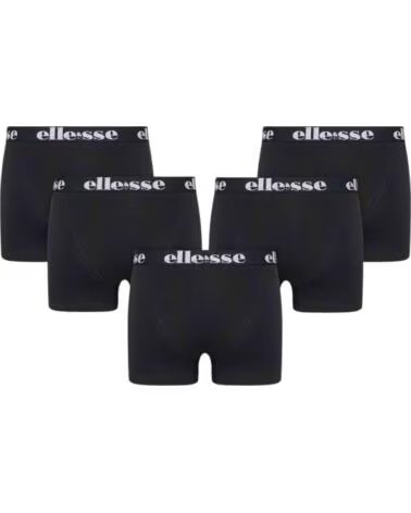 ELLESSE 5 PACK BOXER SHORTS FOR KIDS NEGRO
