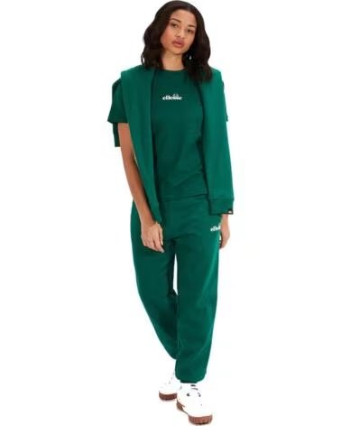 ELLESSE PANTALONI SPORTIVI LUNGHI SGT16457 DA DONNA VERDE OSCURO
