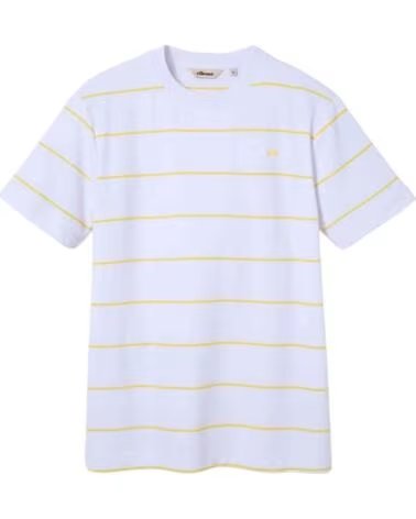 ELLESSE CAMISETA VERRI DE MANGA CORTA A RAYAS PARA HOMBRE AZUL CLARO