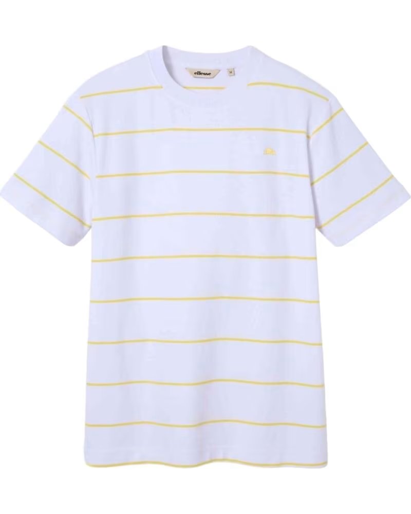 ELLESSE CAMISETA DE MANGA CURTA LISTRADA VERRI PARA HOMEM AZUL CLARO