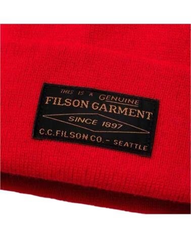 FILSON BALLARD WATCH CAP MÜTZE ROT RED