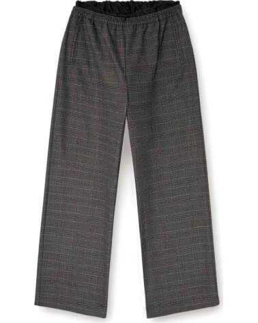DIESEL PANTALÓN LARGO P-YRITE DE CUADROS PARA MUJER BLACK