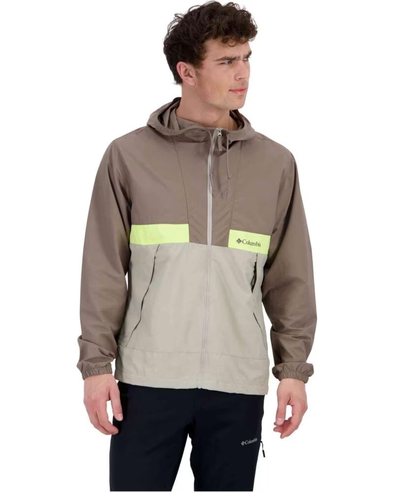 COLUMBIA SPIRE VALLEY WINDBREAKER JACKET FOR MEN MARRON