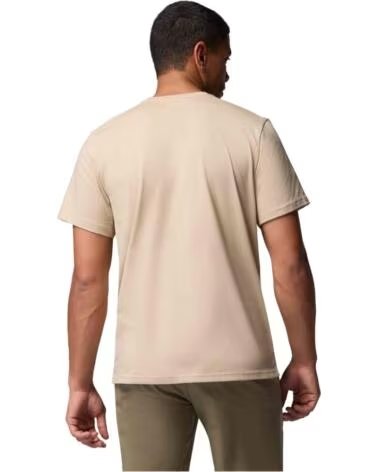 COLUMBIA T-SHIRT A MANICHE CORTE CSC BASIC MARRON