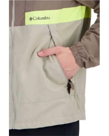 COLUMBIA SPIRE VALLEY WINDBREAKER JACKET FOR MEN MARRON