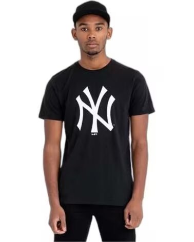 NEW ERA 60416750 KURZARM T-SHIRT NY LOGO NEGRO