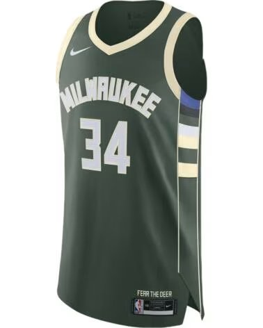 NIKE MILWAUKEE BUCKS ANTETOKOUNMPO BASKETBALL TRIKOT GRÜN VERDE