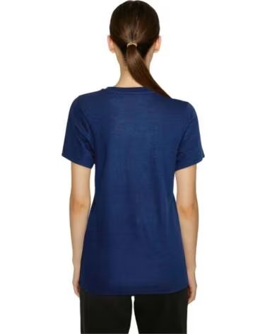 PEPE JEANS T-SHIRT PL505443588 AVEC LOGO BRILLANT AZUL