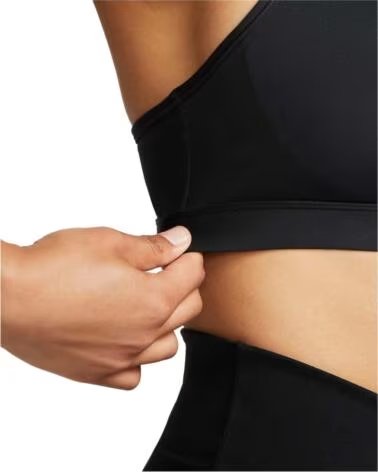 NIKE TOP ESPORTIVO PRO DX6821-010 PARA MULHERES NEGRO