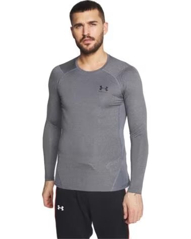 UNDER ARMOUR MAGLIA A MANICHE LUNGHE 1361524-090 GRIGIA DA UOMO GRIS