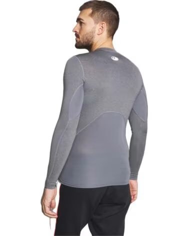 UNDER ARMOUR MAGLIA A MANICHE LUNGHE 1361524-090 GRIGIA DA UOMO GRIS