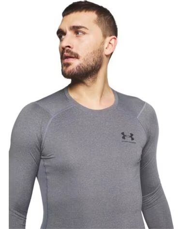 UNDER ARMOUR MAGLIA A MANICHE LUNGHE 1361524-090 GRIGIA DA UOMO GRIS