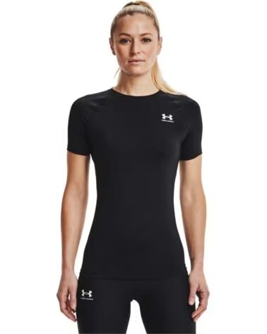 UNDER ARMOUR T-SHIRT À MANCHES COURTES 1365460-001 POUR FEMME NEGRO