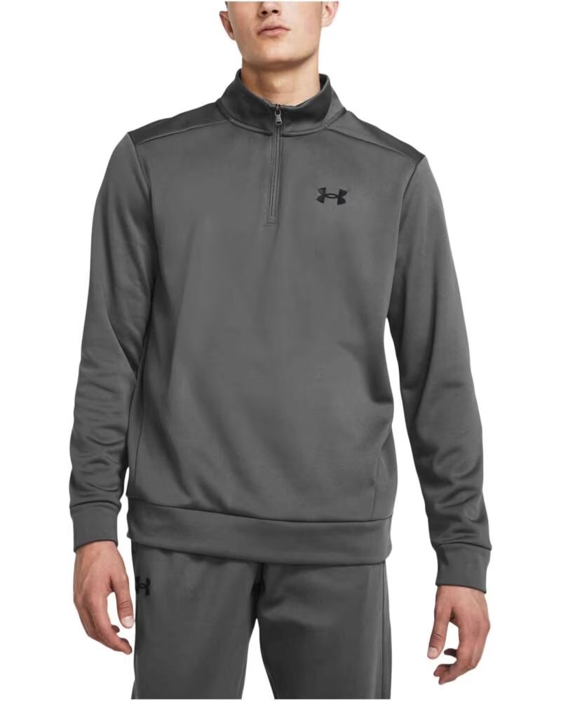 UNDER ARMOUR SWEAT-SHIRT 1373358-025 DEMI-ZIP GRIS POUR HOMME MULTICOLOR