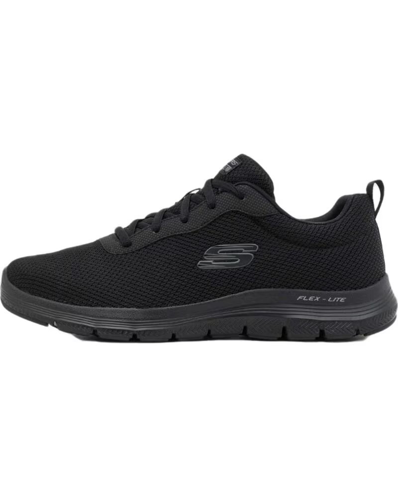 SKECHERS SCARPE SPORTIVE FLEX-LITE DA UOMO NEGRO