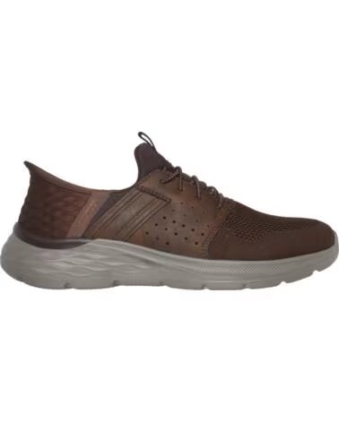 SKECHERS ZAPATILLAS 210803-ACDB EN PARA HOMBRE MARRON