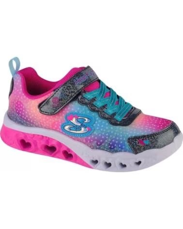SNEAKERS DA BAMBINA SKECHERS FLUTTER HEART LIGHTS 302315L-NVMT NVMT
