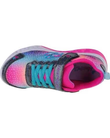 SNEAKERS DA BAMBINA SKECHERS FLUTTER HEART LIGHTS 302315L-NVMT NVMT