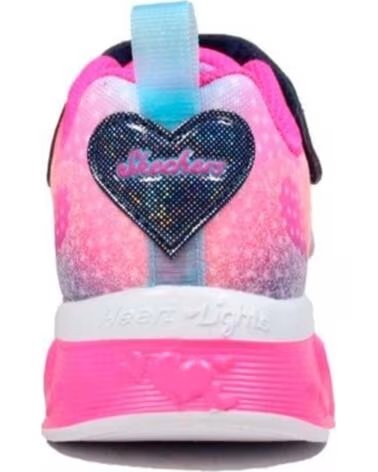 SNEAKERS DA BAMBINA SKECHERS FLUTTER HEART LIGHTS 302315L-NVMT NVMT