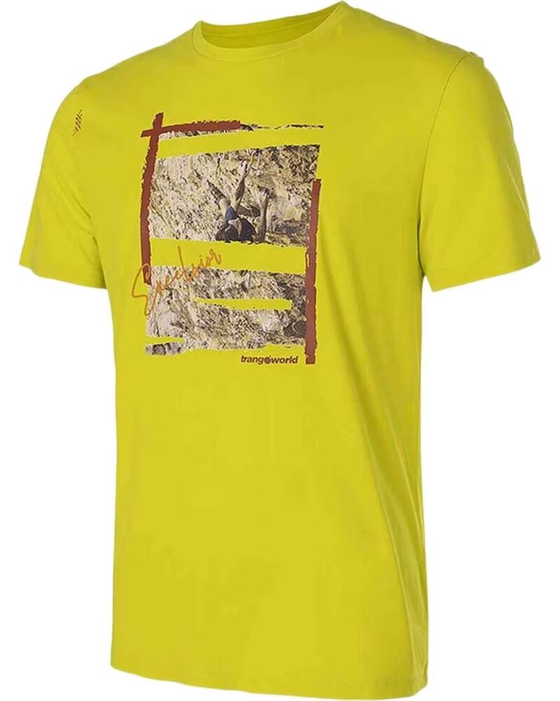 TRANGOWORLD KURZARM-T-SHIRT GELB PC010010-1R0 MULTICOLOR