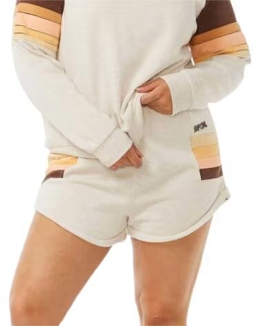 RIP CURL PANTALONCINI DA DONNA STILE CASUAL MULTICOLOR