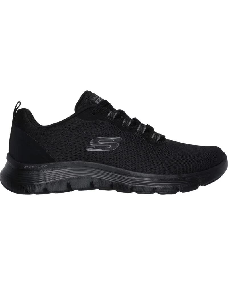 Tênis-casuais-para-mulheres-SKECHERS-ZAPATILLAS-MUJER-MODELO-FLEX-APPEAL-5-0-COLOR-NEGRO-BBK