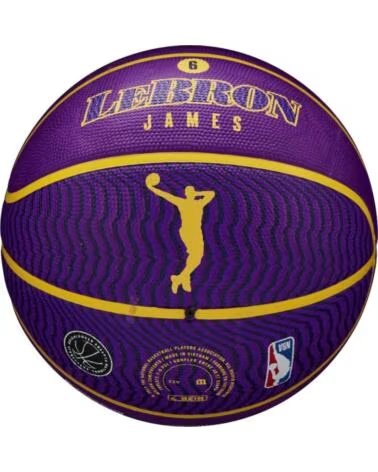 WILSON BOLA DE BASQUETE NBA LEBRON JAMES WZ4027601XB MORADO