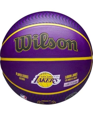 WILSON BOLA DE BASQUETE NBA LEBRON JAMES WZ4027601XB MORADO