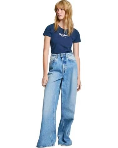 PEPE JEANS PL505202-595 KURZARM-T-SHIRT FÜR DAMEN MULTICOLOR