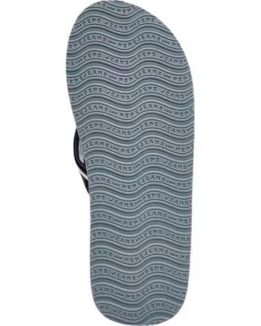 PEPE JEANS CHANCLAS WEST BASIC PMS70156 PARA HOMBRE NEGRO