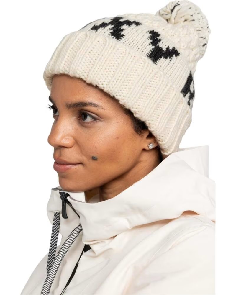 ROXY BERRETTO ERJHA04281-TDQ0 CON PON-PON BEIGE