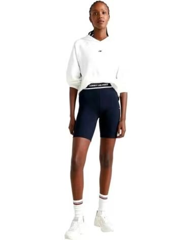 TOMMY HILFIGER SWEATSHIRT COM CAPUZ FEMININA S10S101703-YCF BLANCO