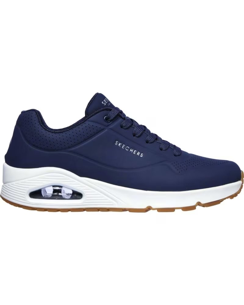 SKECHERS UNO STAND ON AIR 52458-NVY SNEAKERS AZUL